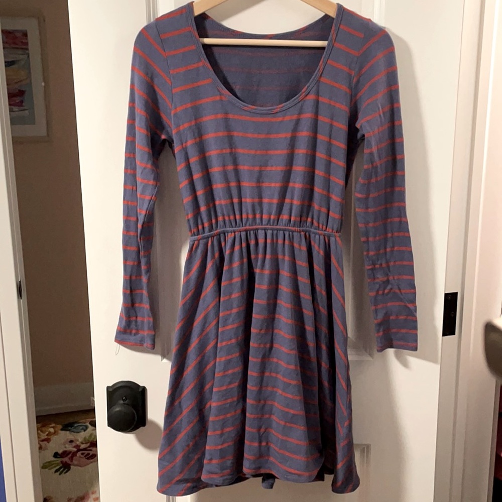 Francesca’s Collections Striped Skater Dress